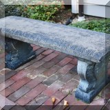 L04. Concrete bench. 